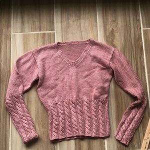 Cute pink sweater